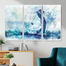 Golf Swing Wall Art Canvas Print - Sports-Inspired