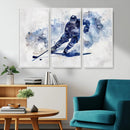 Hockey Player Wall Art Canvas Print - Sports-Inspired