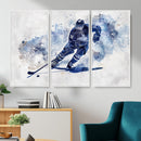 Hockey Player Wall Art Canvas Print - Sports-Inspired