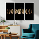 Phases of the Moon Wall Art | Canvas Print for Modern Wall by MyGreatCanvas | Canvas Wall Art Prints | Photo Prints & Wall Decor