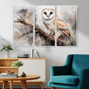 Barn Owl Wall Art | Watercolor Barn Owl Canvas Print | by MyGreatCanvas | Canvas Wall Art Prints | Photo Prints & Wall Decor