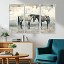Chines Style Majestic Horses Wall Art | Ready to Hang and
