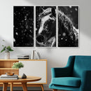 Winter Horse Wall Art | Black and White Horse Print | Ready by MyGreatCanvas | Canvas Wall Art Prints | Photo Prints & Wall Decor