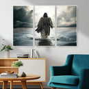 Jesus Walking on Water Wall Art | Canvas Print | Ready to
