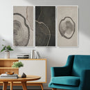 Minimalist Tree Rings Wall Art | Modern Abstract Canvas