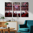 Carolina Hurricanes Ice Hockey Stadium Wall Art, Carolina