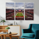 Florida Tampa Raymond James Stadium Wall Art Canvas Print -