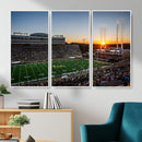 Demon Deacons Football Team Print Canvas- Winston-Salem
