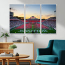 NC State Wolfpack Football Team Print Wall Art - Raleigh