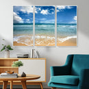Sea View From the Beach Canvas Print