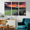 Eugene Autzen Stadium Canvas Wall Art Print – Sunset Over