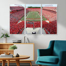 Rutgers Scarlet Knights Football Team Print - Piscataway SHI by MyGreatCanvas | Canvas Wall Art Prints | Photo Prints & Wall Decor