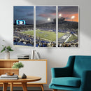 Memphis Tigers Football Team Print - Memphis Simmons Bank