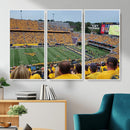 Puskar Stadium Canvas Print Wall Art - Morgantown Print -