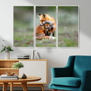 Heartwarming Fox and Baby Cub Wall Art | Ready to Hang