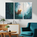 Powerful Jesus Canvas Print - Hand of Salvation,