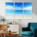 Beach Scene Canvas Wall Art Print – Tranquil Ocean Horizon by MyGreatCanvas | Canvas Wall Art Prints | Photo Prints & Wall Decor
