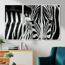 Zebra Wall Art – Zebra Close Up Wall Art – Framed Black by MyGreatCanvas | Canvas Wall Art Prints | Photo Prints & Wall Decor
