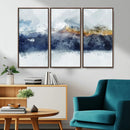 Abstract Mountain Range Art Canvas Print | 3 Panel by MyGreatCanvas | Canvas Wall Art Prints | Photo Prints & Wall Decor