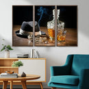 Bourbon Whiskey Wall Art Canvas Print, Vintage Bottle and by MyGreatCanvas | Canvas Wall Art Prints | Photo Prints & Wall Decor