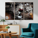 Red Wine and Glass Canvas Print by MyGreatCanvas | Canvas Wall Art Prints | Photo Prints & Wall Decor