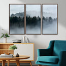 Autumn and Misty Trees in the Forest Wall Art Canvas Print, by MyGreatCanvas | Canvas Wall Art Prints | Photo Prints & Wall Decor