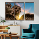 Buddha Statue and Daylight Wall Art, Buddha Statue Wall Art by MyGreatCanvas | Canvas Wall Art Prints | Photo Prints & Wall Decor