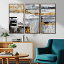 Abstract Painting Canvas Wall Art Print Paint Drip Art Brush