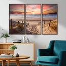 Sunset on the Sea Wall Art Canvas Print by MyGreatCanvas | Canvas Wall Art Prints | Photo Prints & Wall Decor