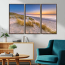 Sunrise On The Beach Wall Art Canvas Print