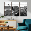 Longhorn Steer Canvas Print Wall Art, Highland Cow Canvas by MyGreatCanvas | Canvas Wall Art Prints | Photo Prints & Wall Decor