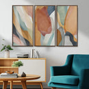 Boho Wall Art Canvas Print Set, Watercolor Boho Wall Art