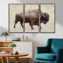 Buffalo Wall Art, Western Bison Canvas Print, Rustic Buffalo by MyGreatCanvas | Canvas Wall Art Prints | Photo Prints & Wall Decor