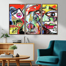 Picasso Style Art Abstract Canvas Wall Art Print , Colorful by MyGreatCanvas | Canvas Wall Art Prints | Photo Prints & Wall Decor