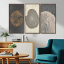 Boho Tree Ring Wall Art, Modern Minimalist Wood Grain by MyGreatCanvas | Canvas Wall Art Prints | Photo Prints & Wall Decor