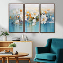 Abstract Flower Wall Art Canvas Print
