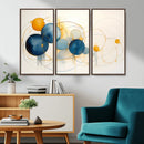 Geometric Blue Orange Abstract Wall Art Canvas, Geometric by MyGreatCanvas | Canvas Wall Art Prints | Photo Prints & Wall Decor