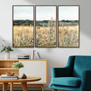 Wildflower Field Wall Art Canvas | Nature-Inspired Landscape