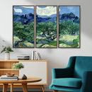Olive Trees Van Gogh Wall Art Canvas Print