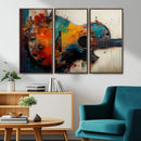 Abstract Guitar Wall Art Canvas | Vibrant Music-Inspired Art by MyGreatCanvas | Canvas Wall Art Prints | Photo Prints & Wall Decor