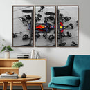 RedBull Formula 1 Canvas Wall Art Print