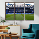 Chelsea FC Soccer Team Print - Stamford Bridge Stadium Wall