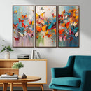 Abstract Butterfly Wall Art Canvas Print