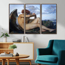 Fallen Angel Wall Art Canvas Print – Classic Art, Framed,