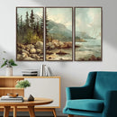 Abstract Acadia National Park Wall Art Canvas Print -