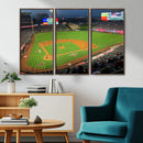 Angel Stadium Aerial Canvas Print – Los Angeles Angels