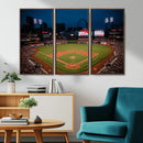 St. Louis Cardinals Baseball Team Print - Busch Stadium Wall by MyGreatCanvas | Canvas Wall Art Prints | Photo Prints & Wall Decor