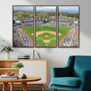 Citi Field Wall Art Print | 3-Panel New York Mets Baseball