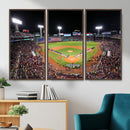 Fenway Park Wall Art Canvas Print | Large Baseball Stadium