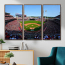 Cincinnati Reds Baseball Canvas Print - American Ball